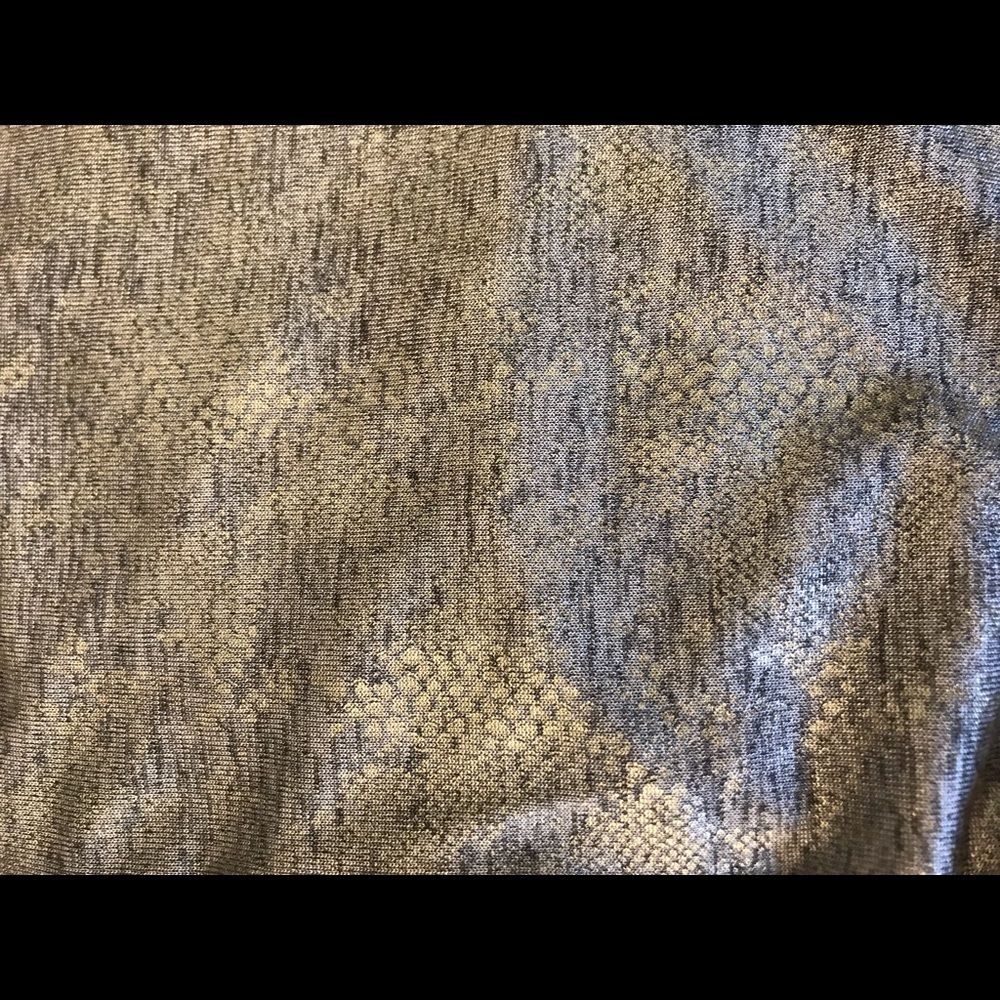 Calvin Klein Ruched Metallic Top - Picture 3 of 7